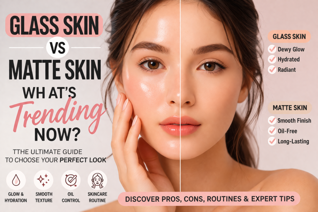 Glass Skin vs Matte Skin