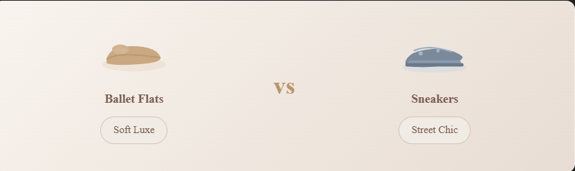 Ballet Flats vs Sneakers